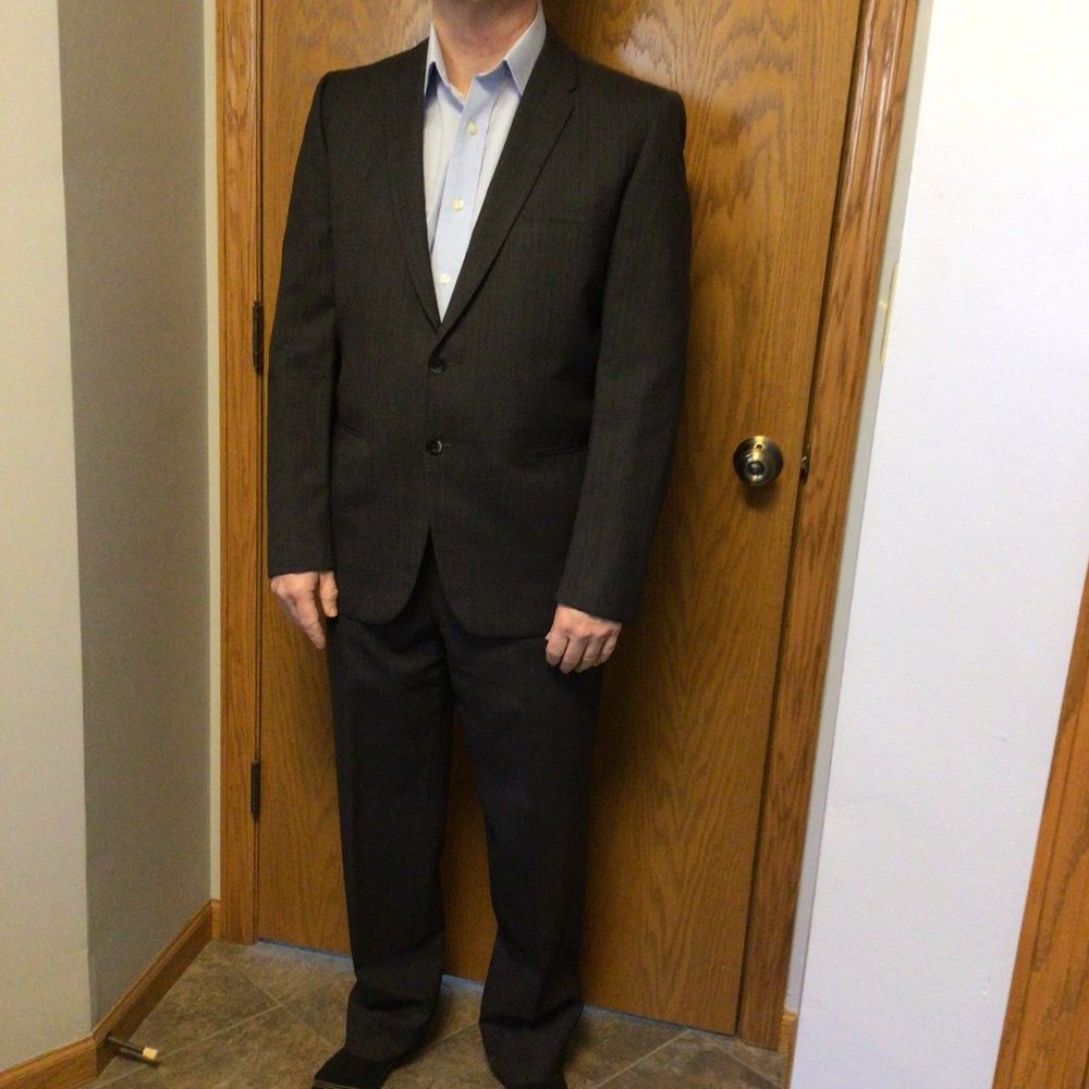 Kuppenheimer - Gray Men's Two Piece Suit Jacket & Pants